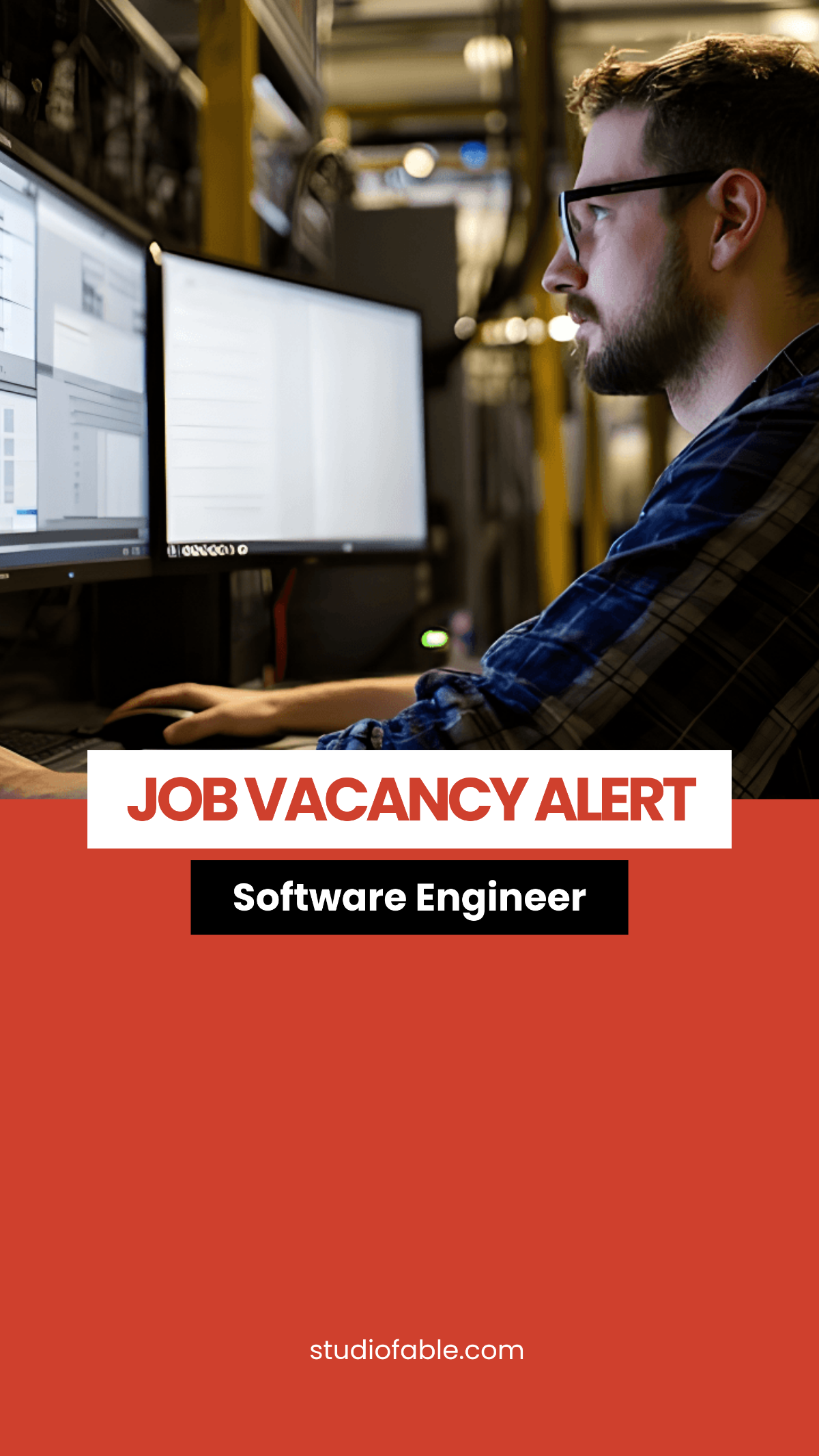 Free Job Vacancy Instagram Story Template to Edit Online
