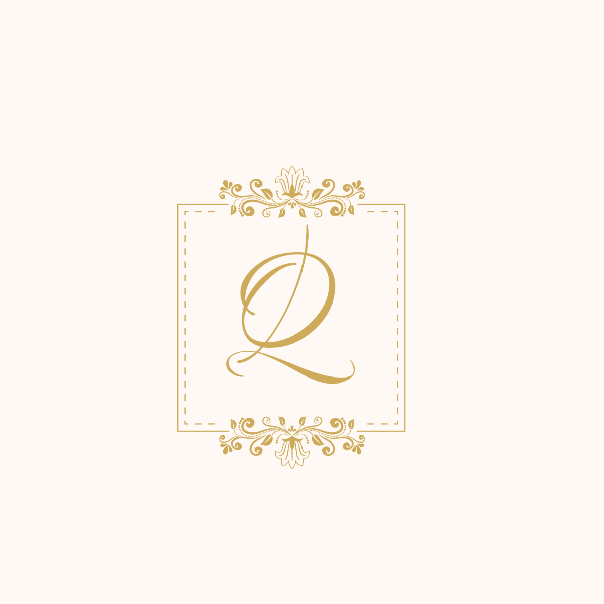 Free Floral Monogram Template to Edit Online