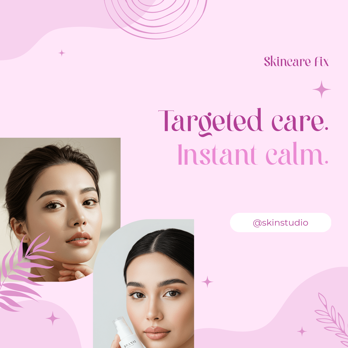 Free Skincare Linkedin Post Template to Edit Online