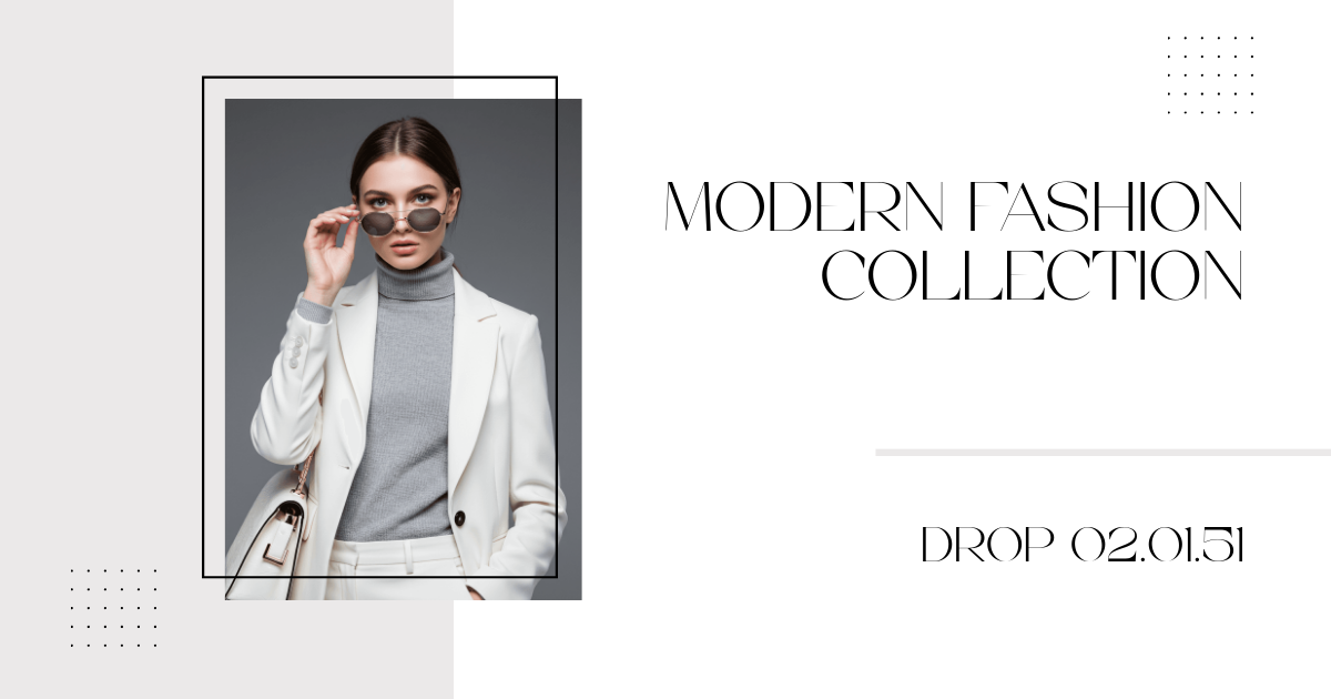 Free Modern Fashion Facebook Post Template to Edit Online