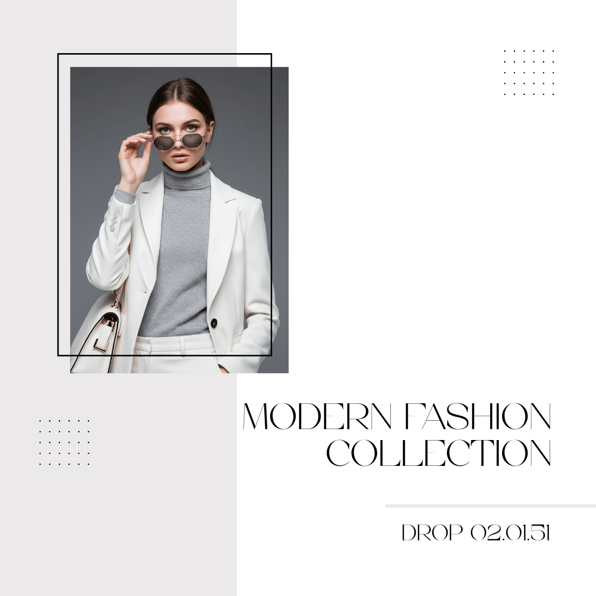 Free Modern Fashion Linkedin Post Template to Edit Online
