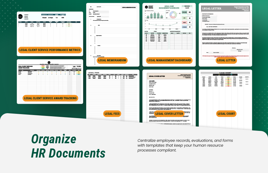 30+ Legal Admin and Forms Template Bundle