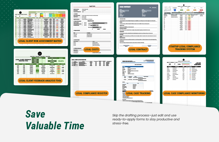 30+ Legal Admin and Forms Template Bundle