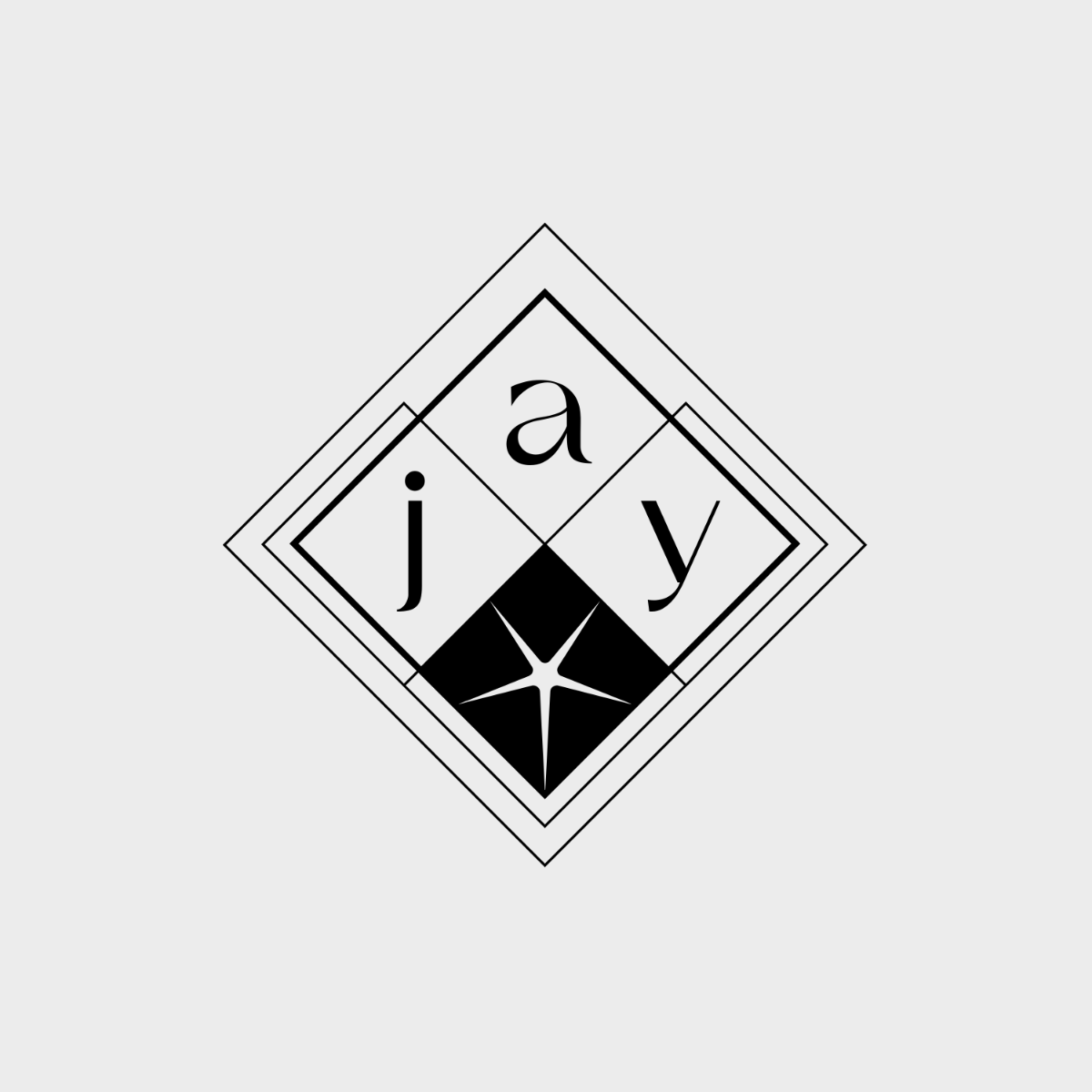 Free Geometric Monogram Template to Edit Online
