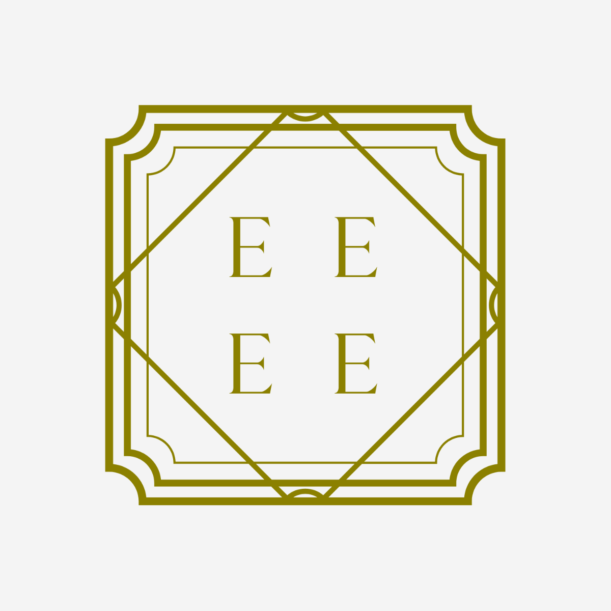 Free Square Monogram to Edit Online