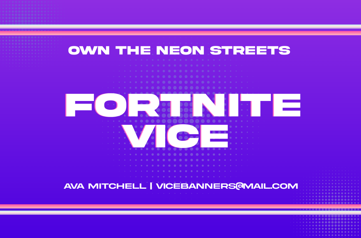Free Simple Fortnite Vice Banner Template to Edit Online