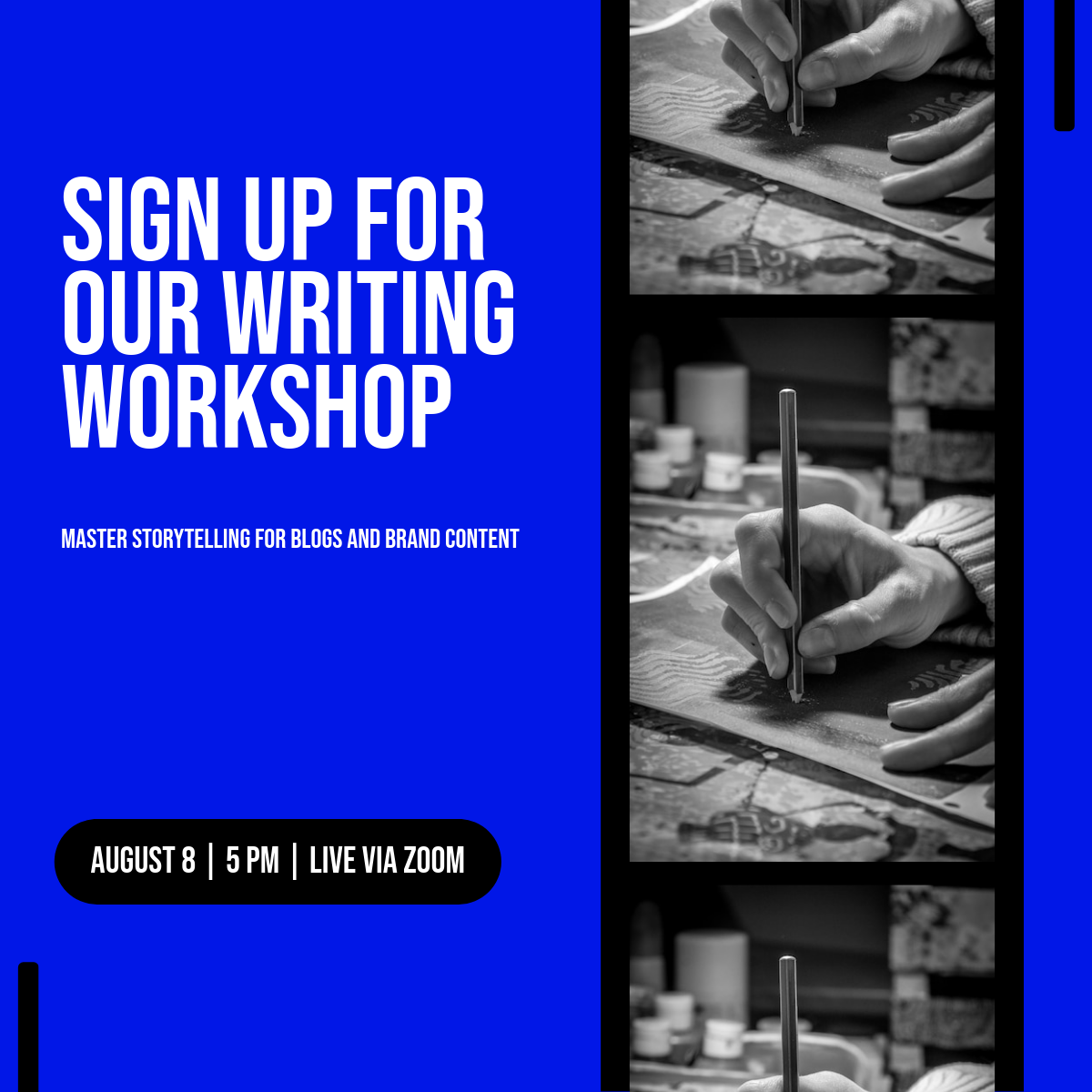 Workshop Linkedin Post Template to Download
