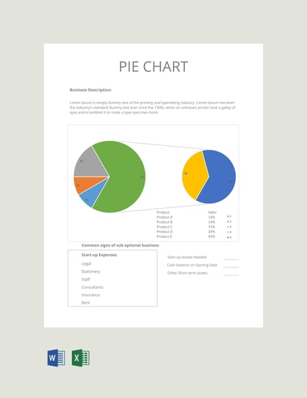 Pie Chart In Word