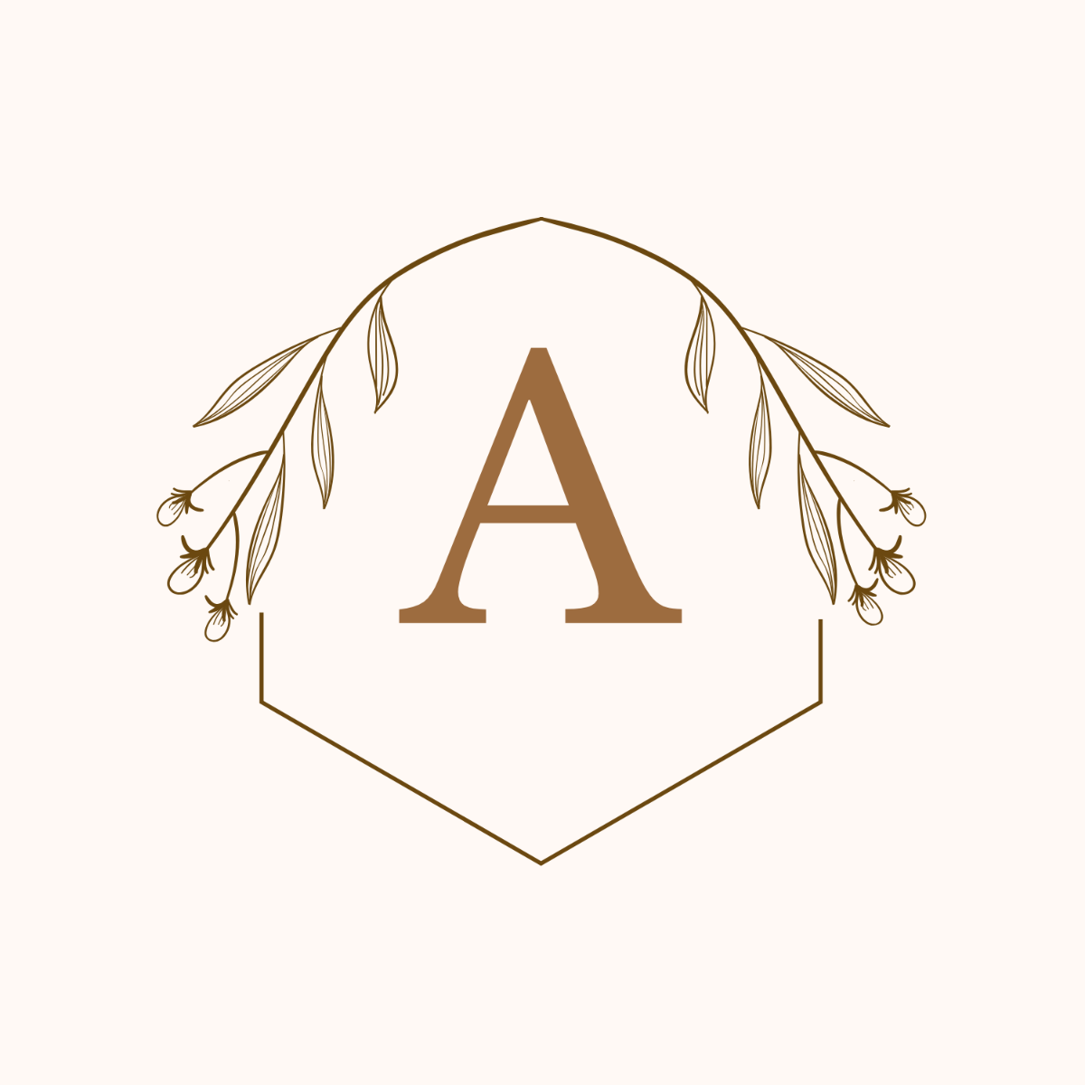 Free Modern Monogram Template to Edit Online