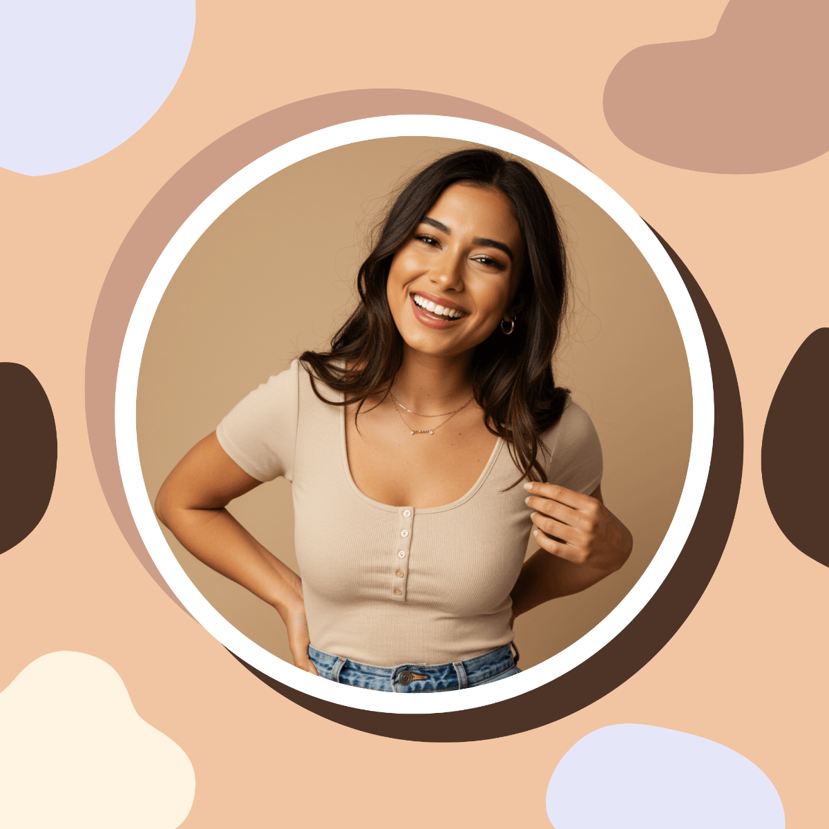 Free Instagram Profile Photo Layout Template to Edit Online