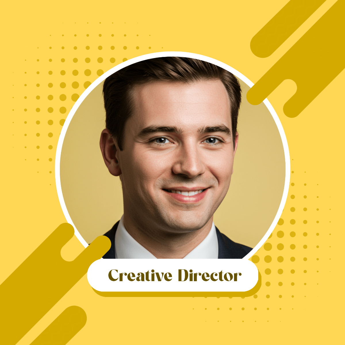 Free Yellow Instagram Web Profile Photo Template to Edit Online