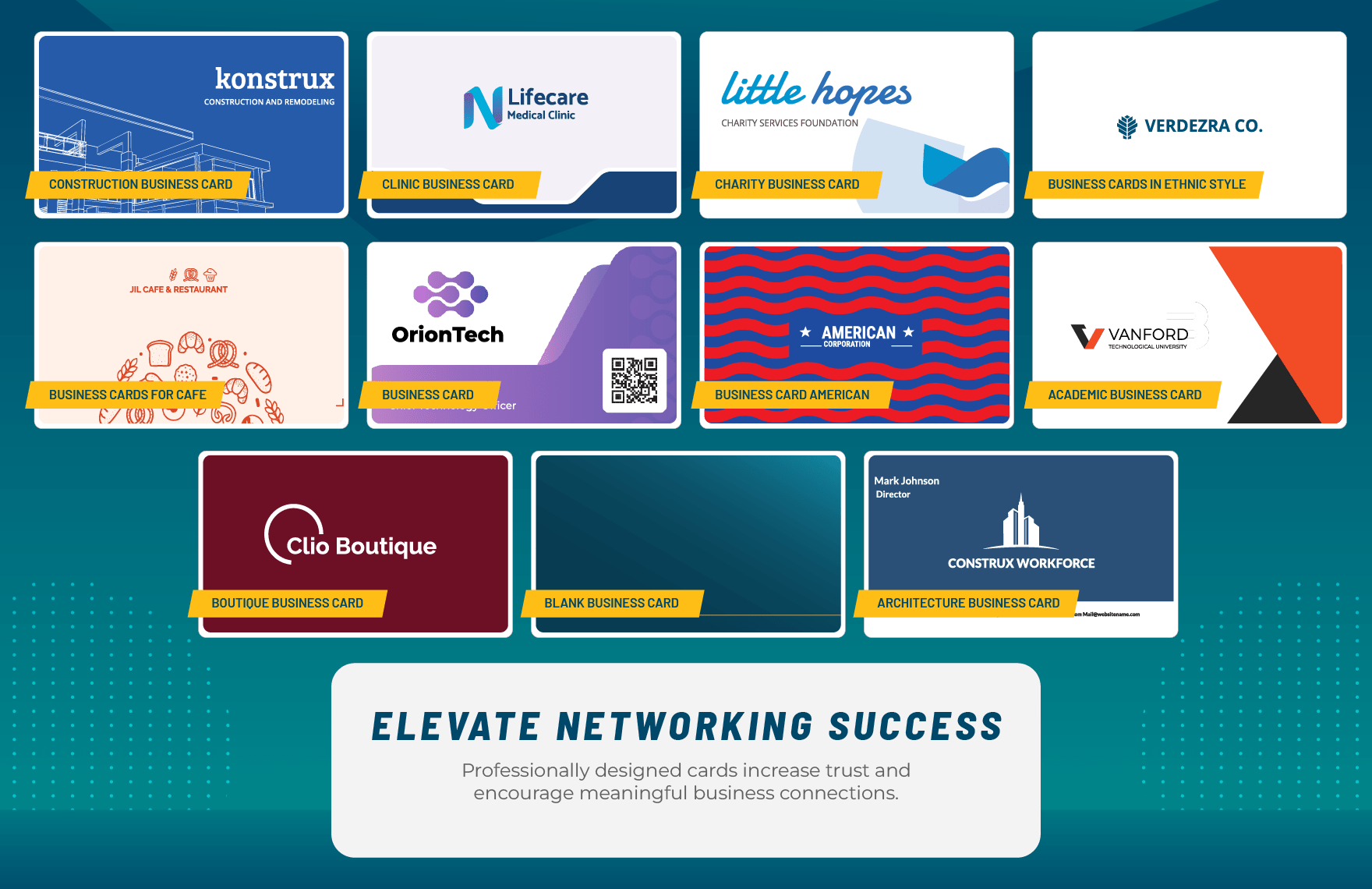 50+ Pro Business Card Design Toolkit Template Bundle