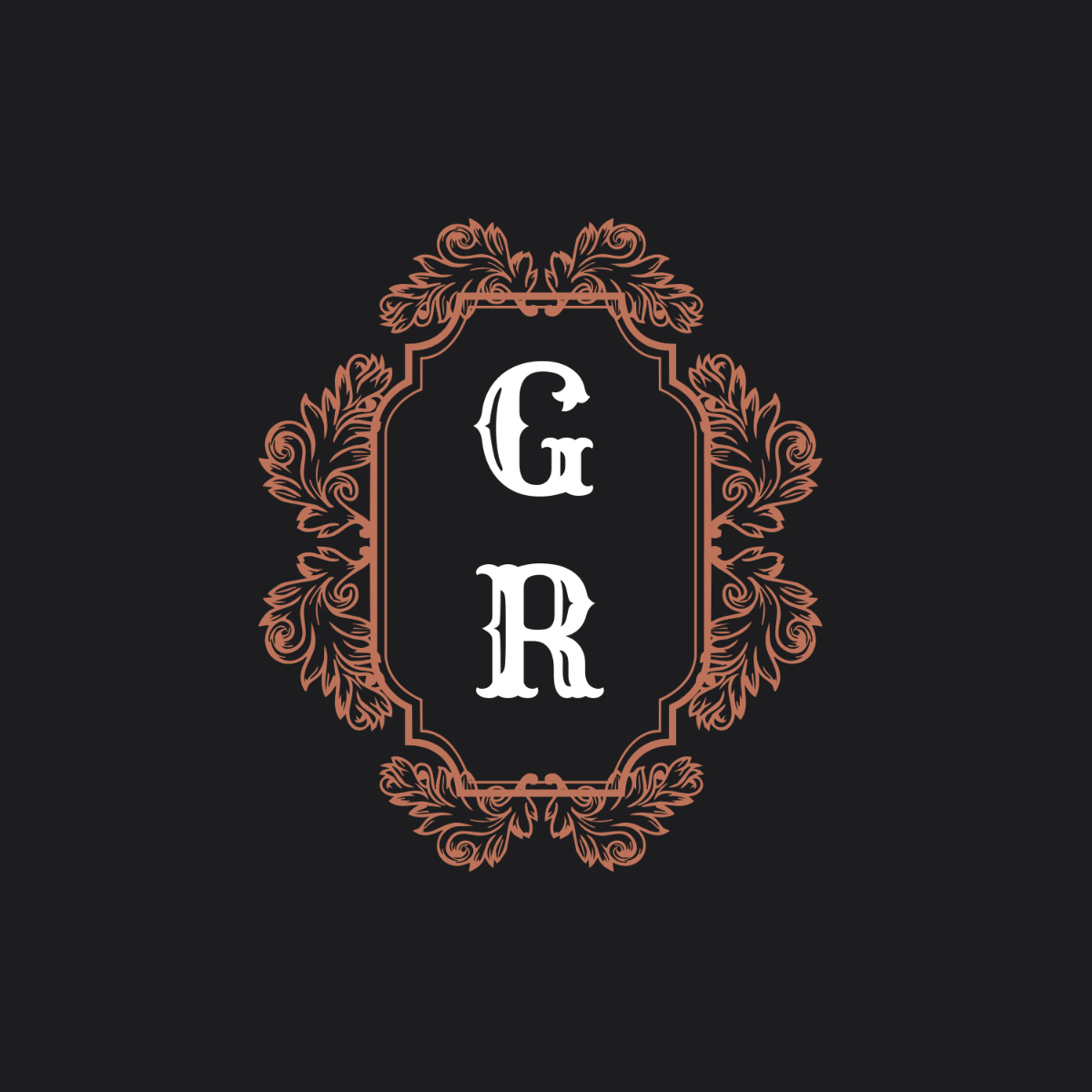 Free Vintage Monogram Template to Edit Online