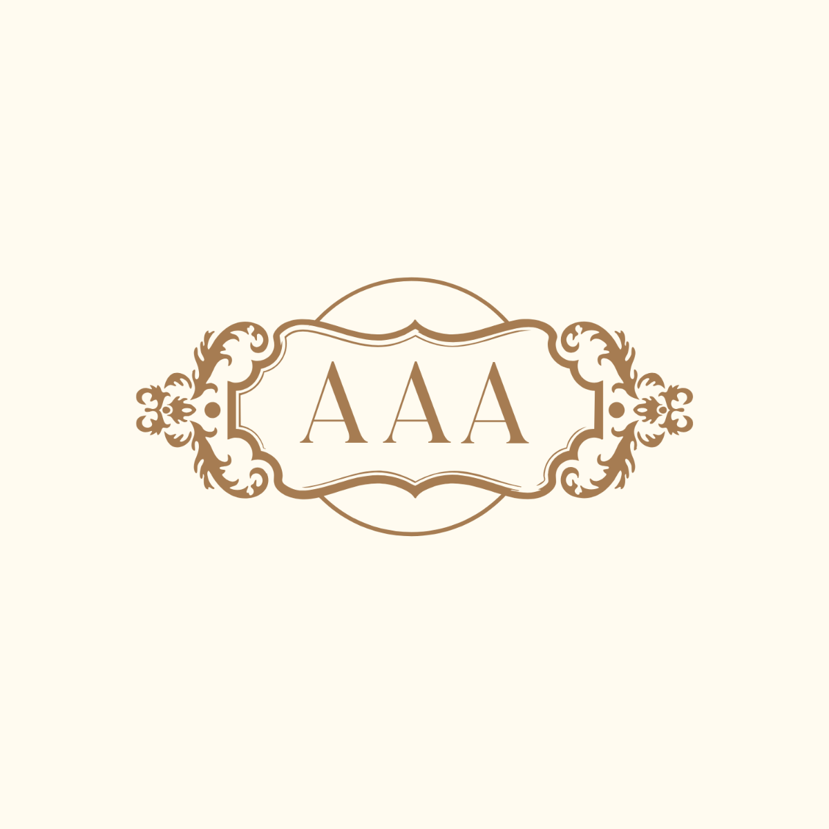 Free Vintage Monogram Template to Edit Online