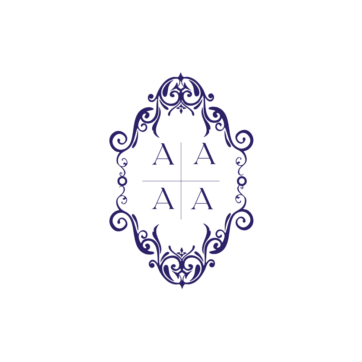 Free Vintage Monogram Template to Edit Online