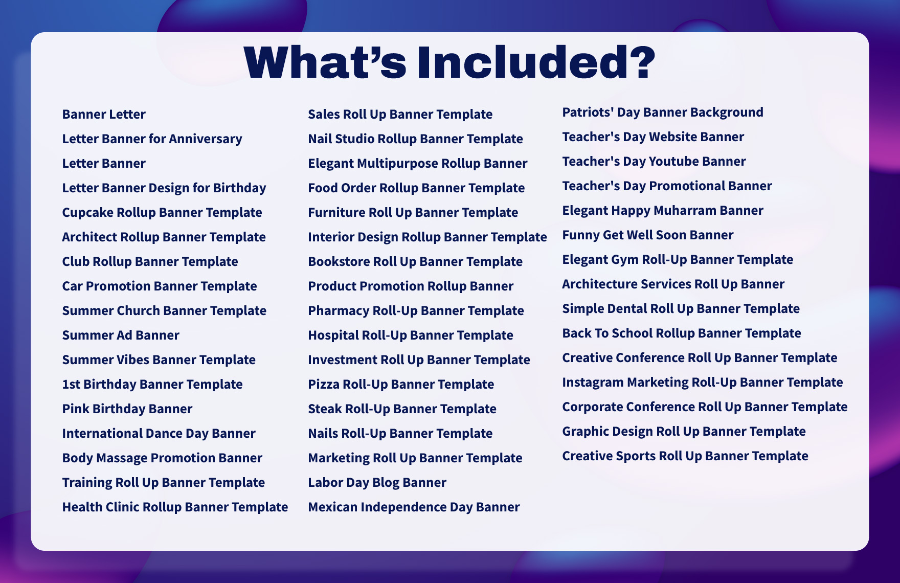 50+ Editable Banner Template Bundle