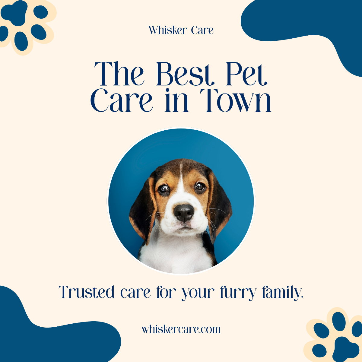 Free Creative Pet Care Instagram Ad Template to Edit Online