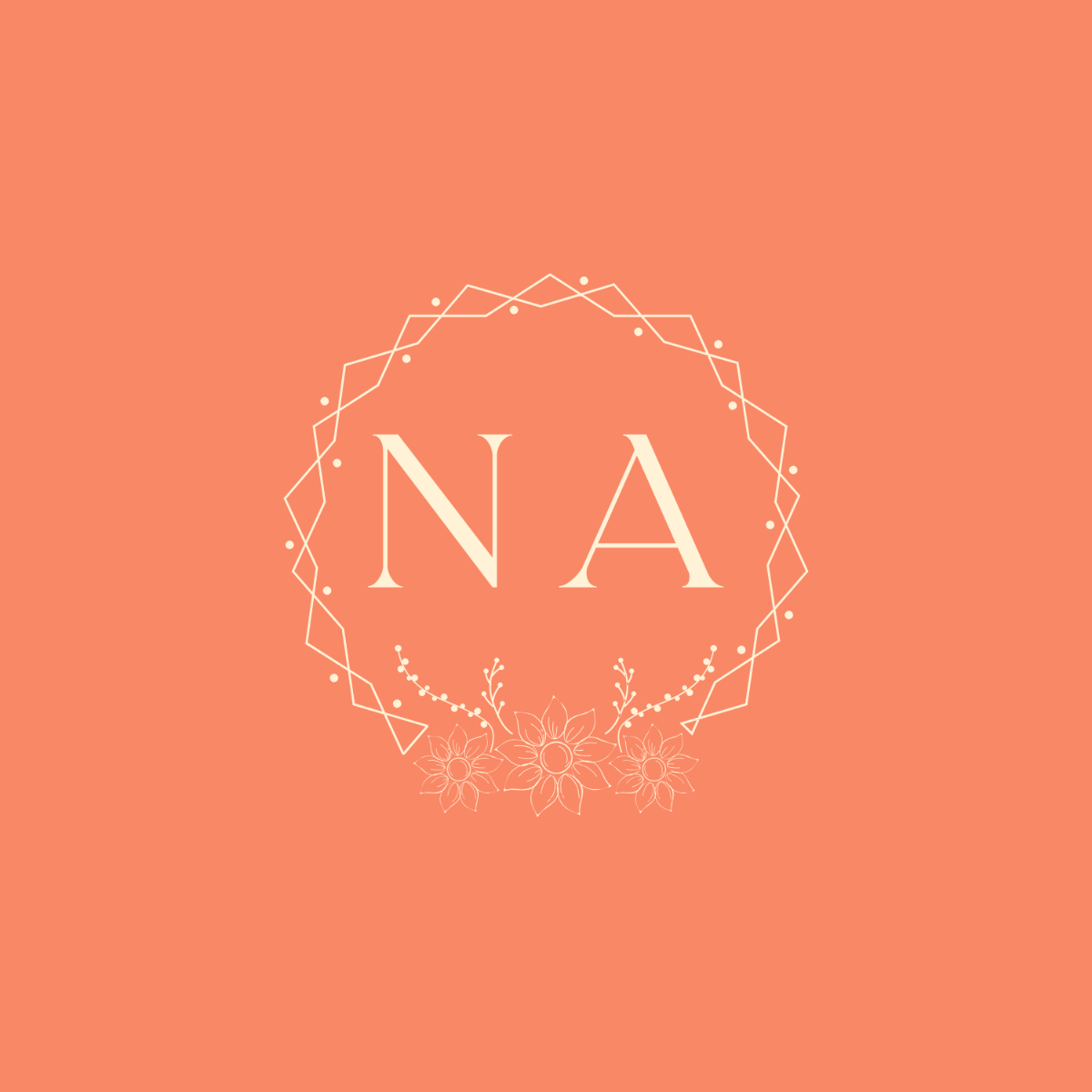Free Elegant Monogram Template to Edit Online