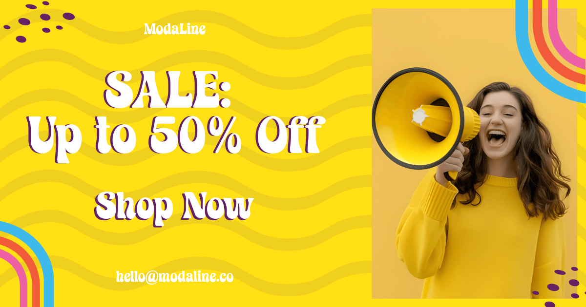 Free Colorful Sale Facebook Ad Template to Edit Online