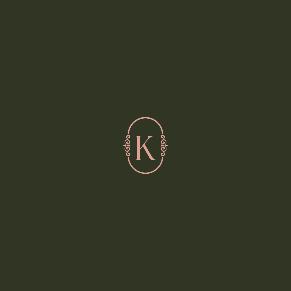 Free Rose Gold Monogram to Edit Online