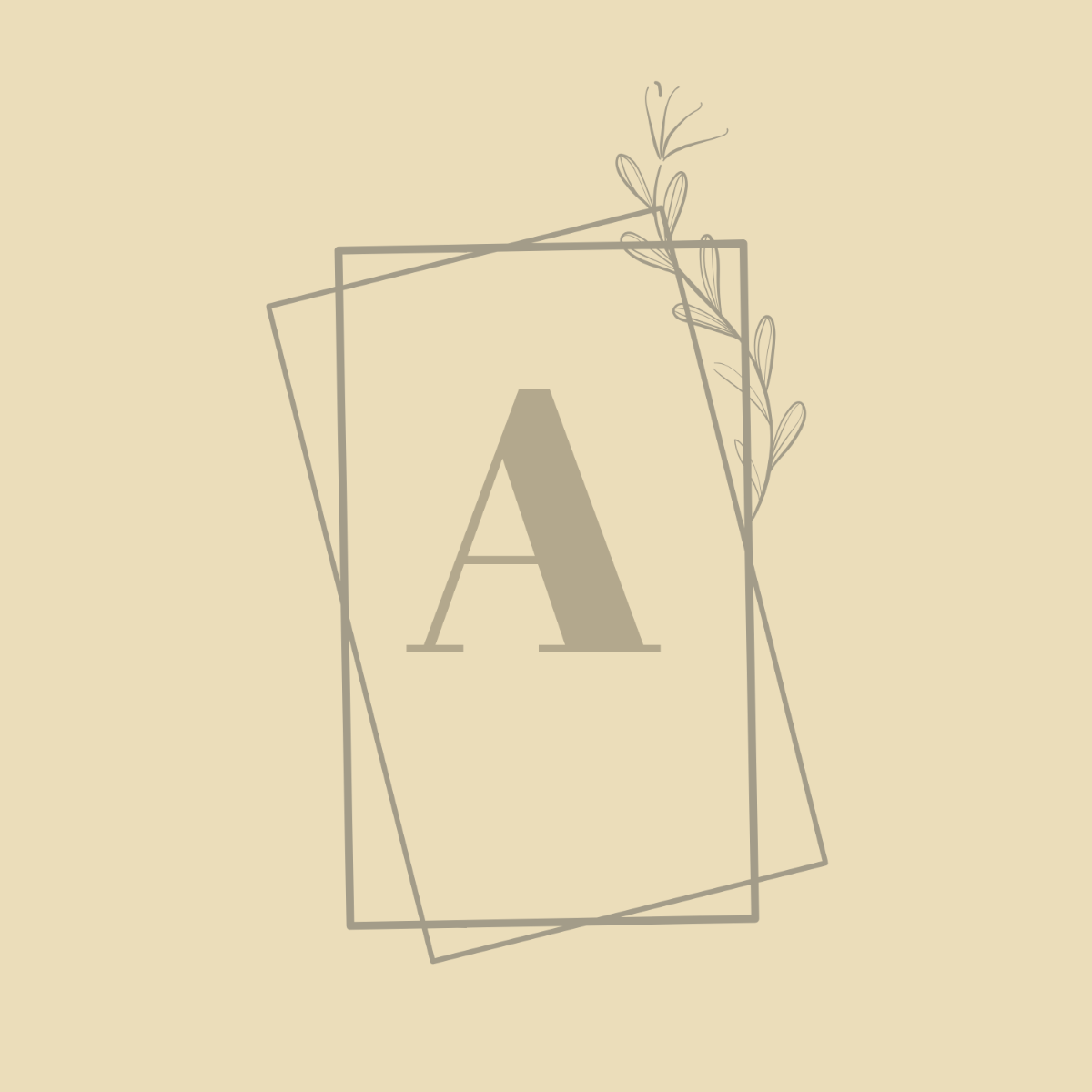 Free Rectangular Monogram Template to Edit Online