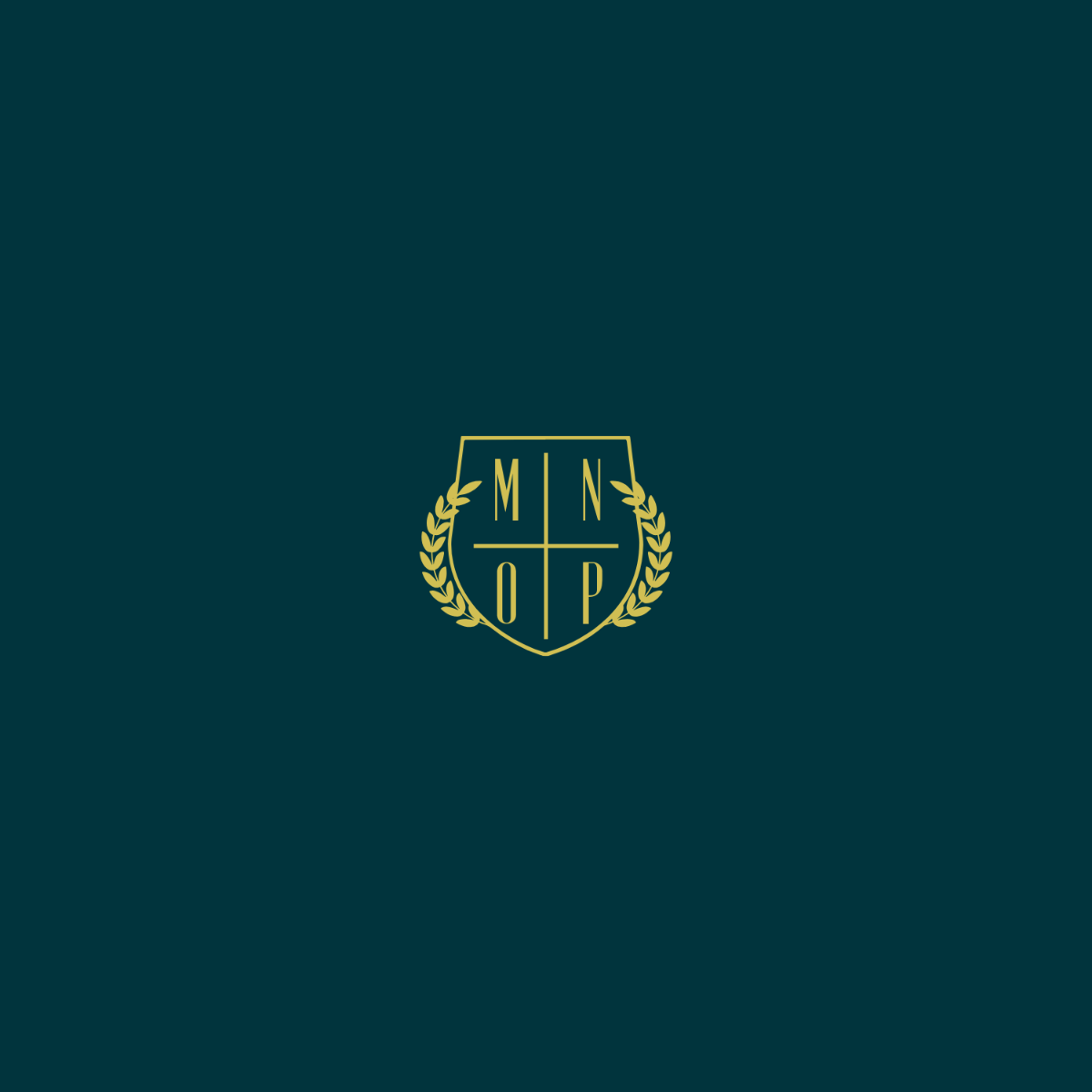 Free Shield Shaped Monogram to Edit Online