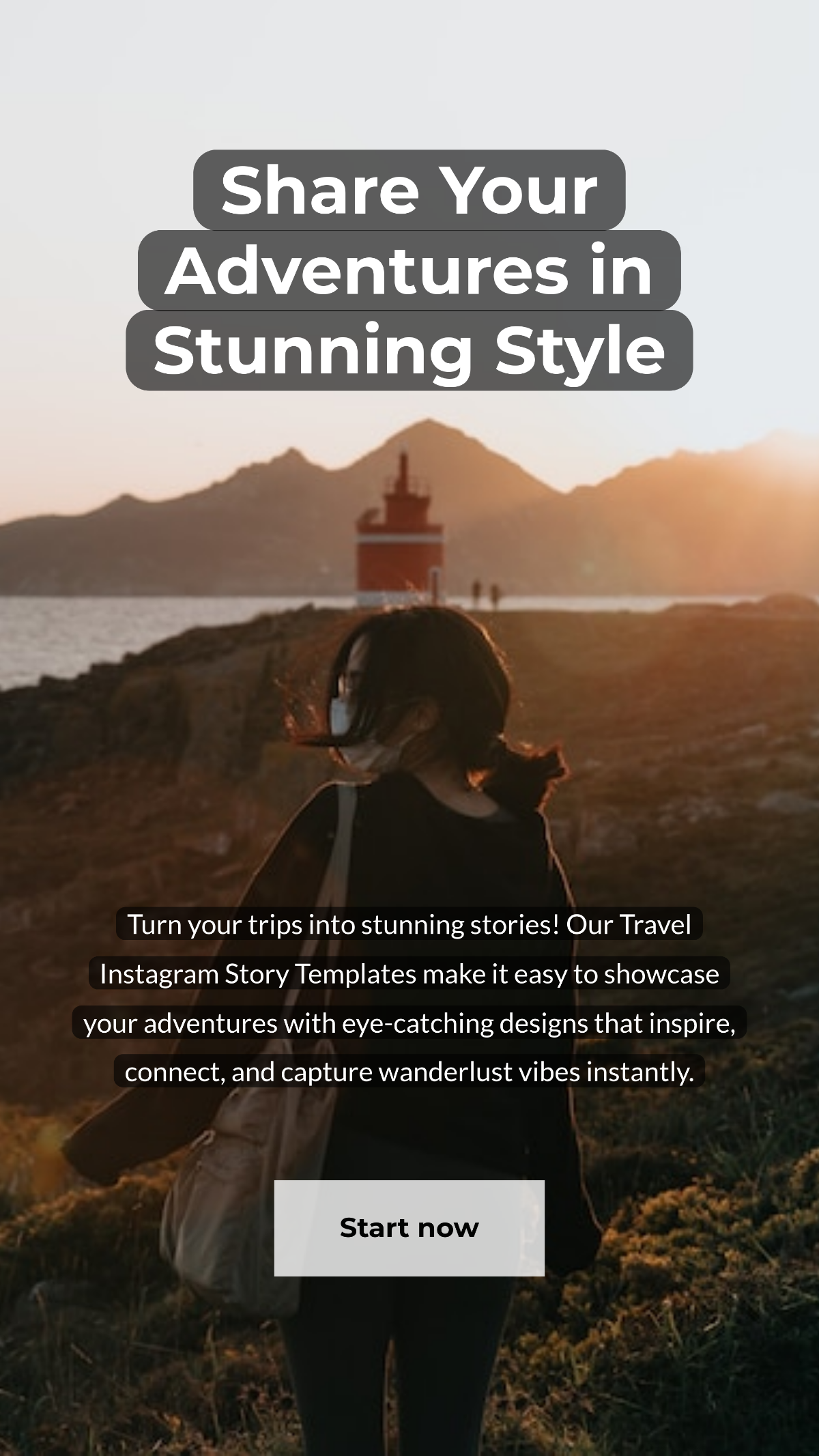 Free Travel Instagram Story Template to Edit Online