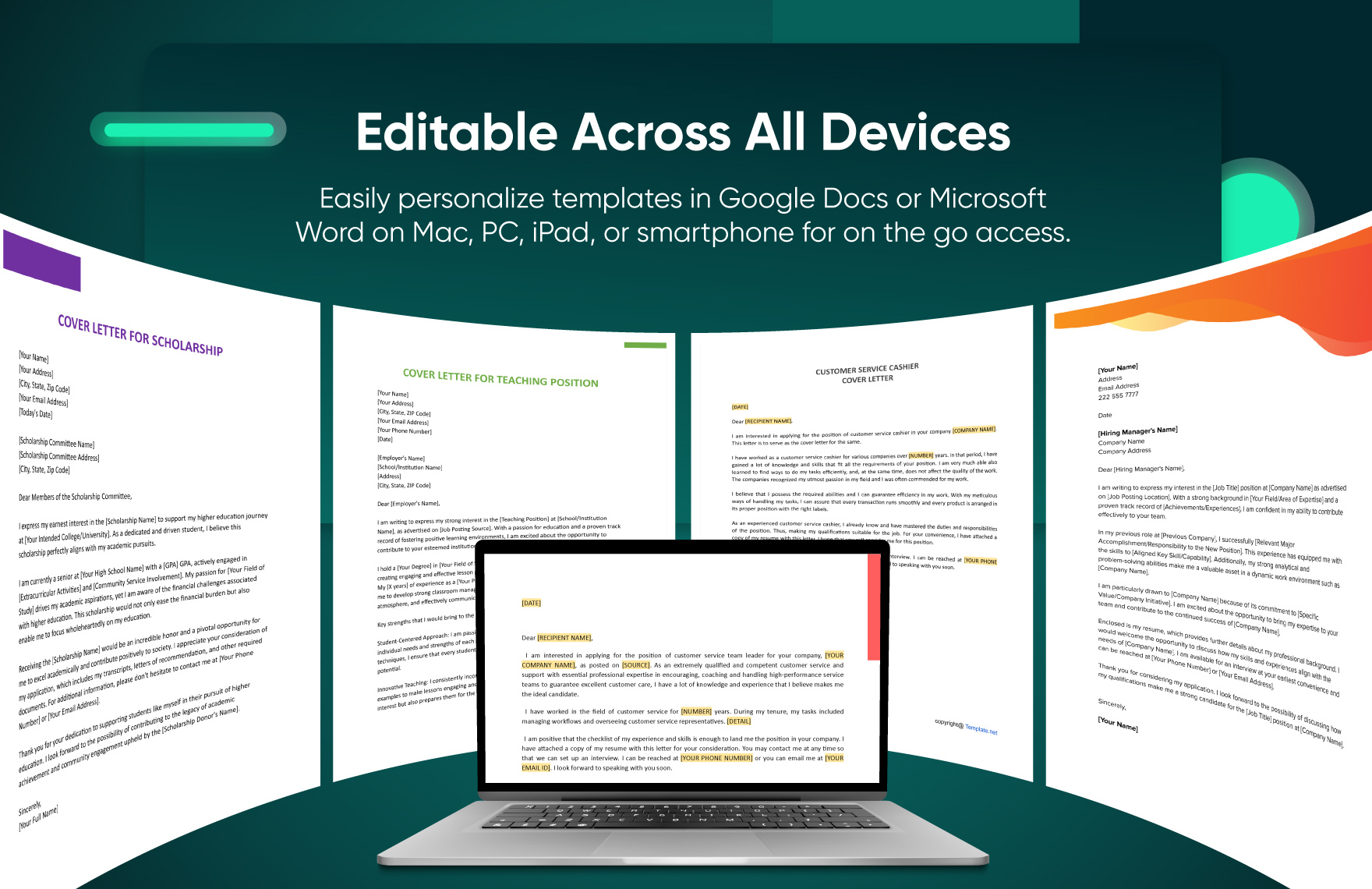 50+ Ultimate Cover Letter Template Bundle
