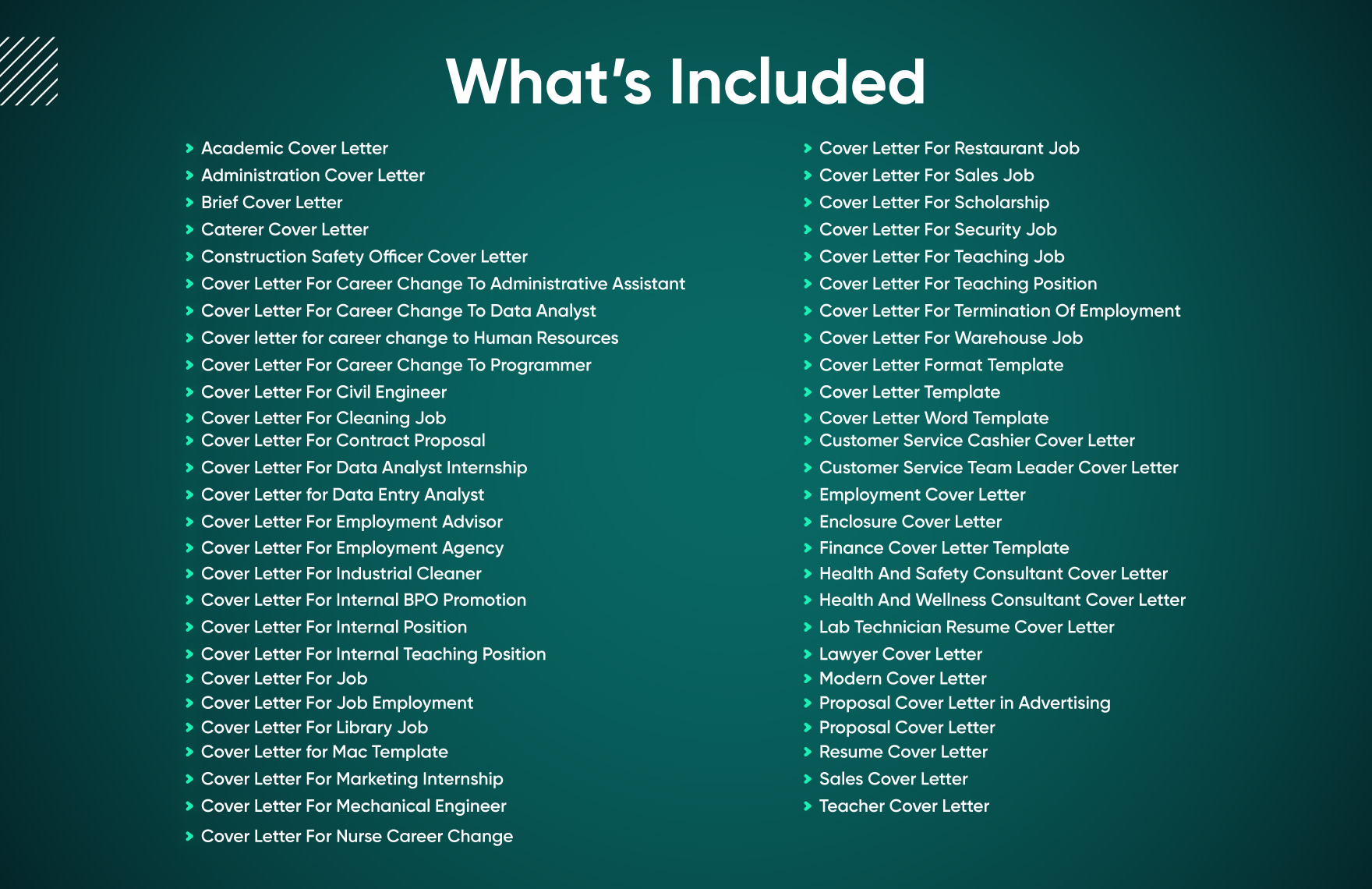 50+ Ultimate Cover Letter Template Bundle