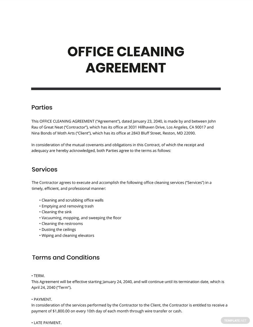 Office Cleaning Templates Design, Free, Download