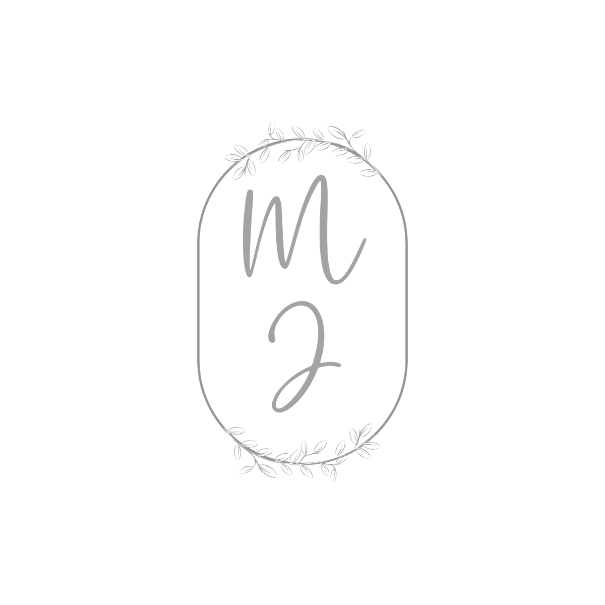 Free Silver Monogram Template to Edit Online
