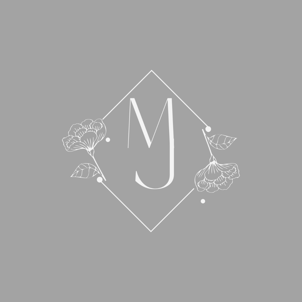 Free Silver Monogram Template to Edit Online