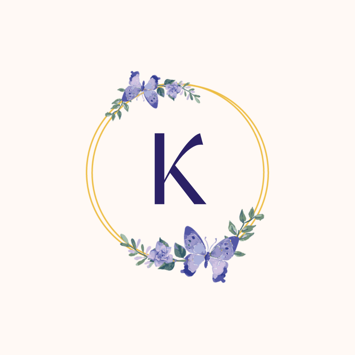 Free Watercolor Monogram Template to Edit Online