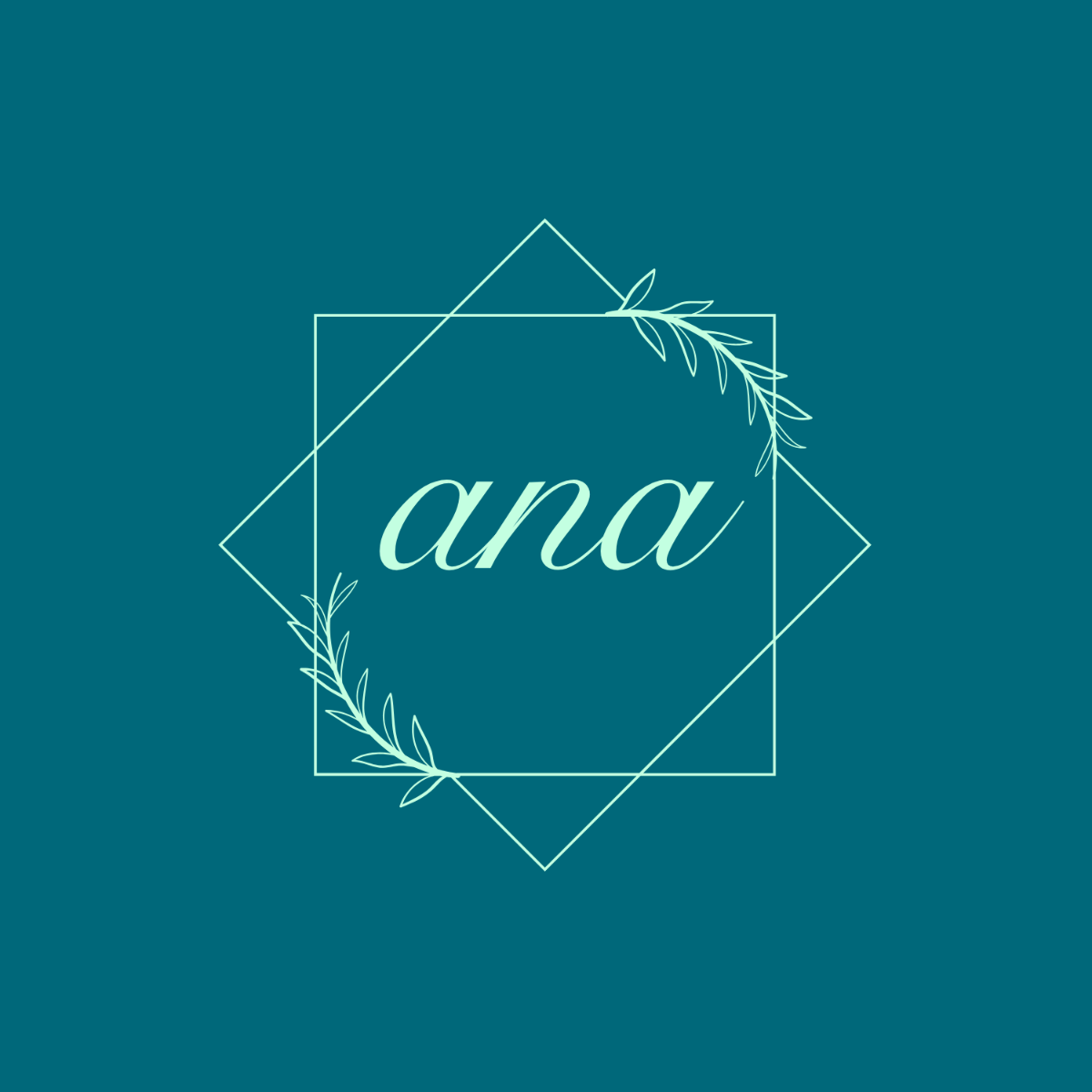 Free Script Monogram Template to Edit Online