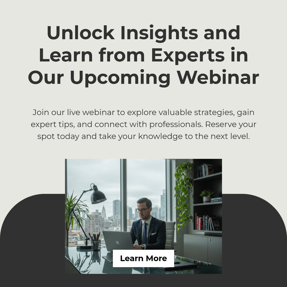 Free Webinar Instagram Post Template to Edit Online
