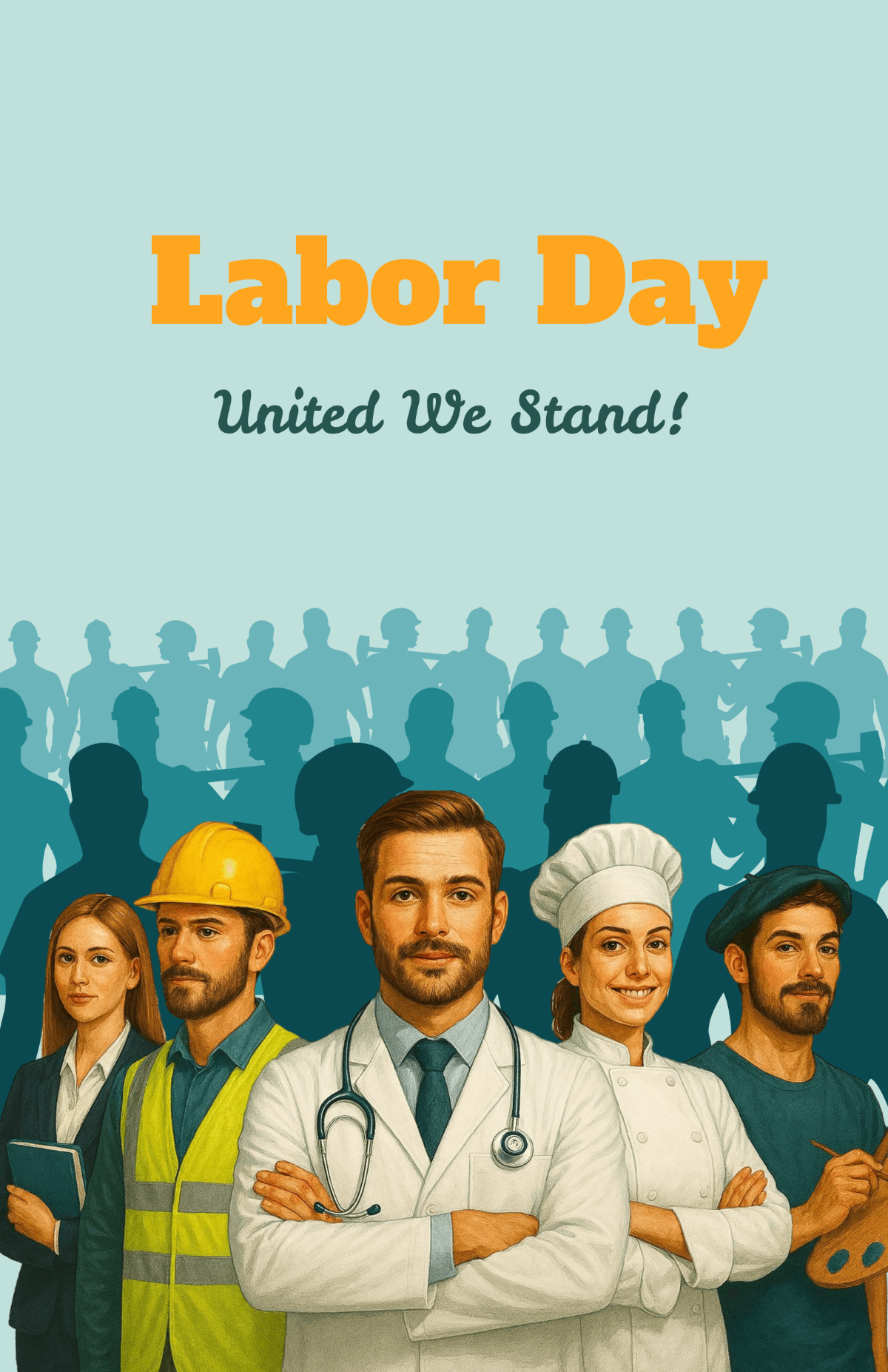 Free Labor Day Artwork Template to Edit Online
