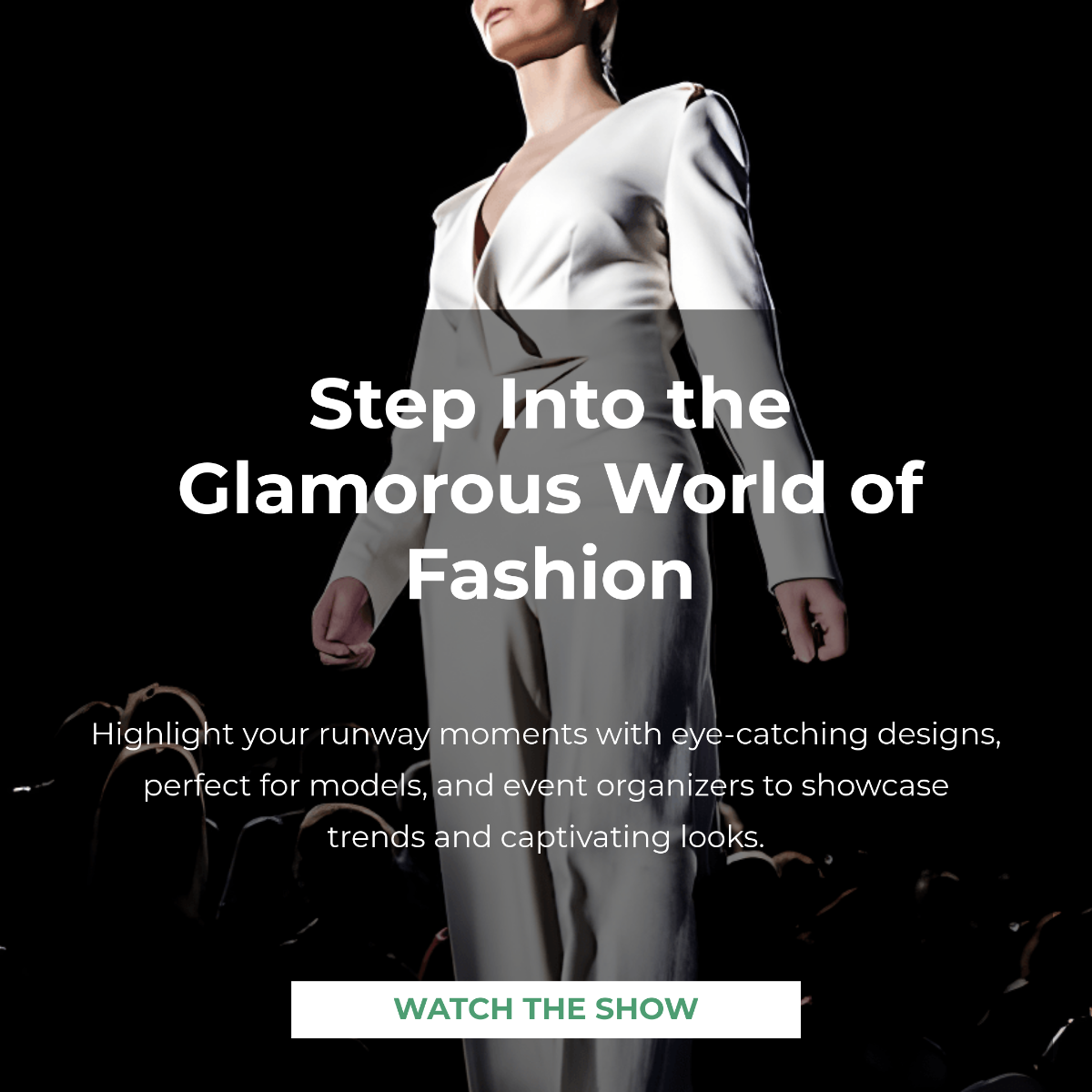 Free Fashion Show Instagram Post Template to Edit Online