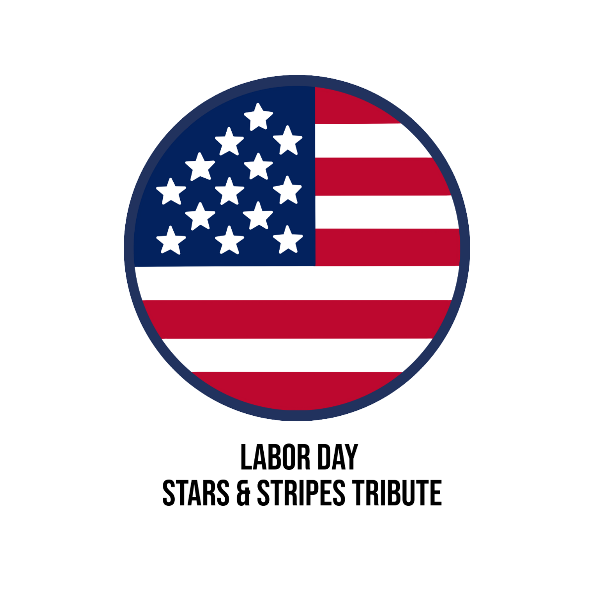 Labor Day Flag Icon