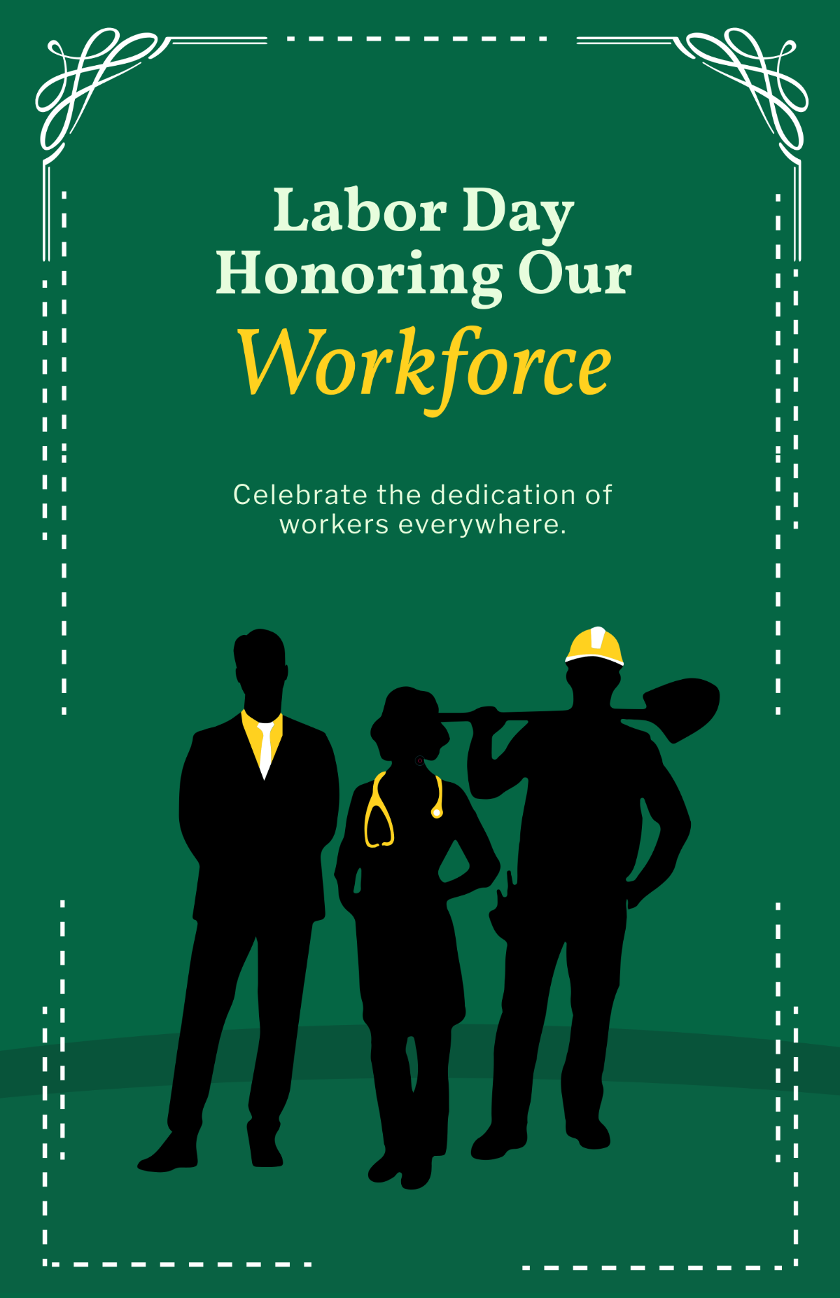 Free Labor Day Poster Template to Edit Online