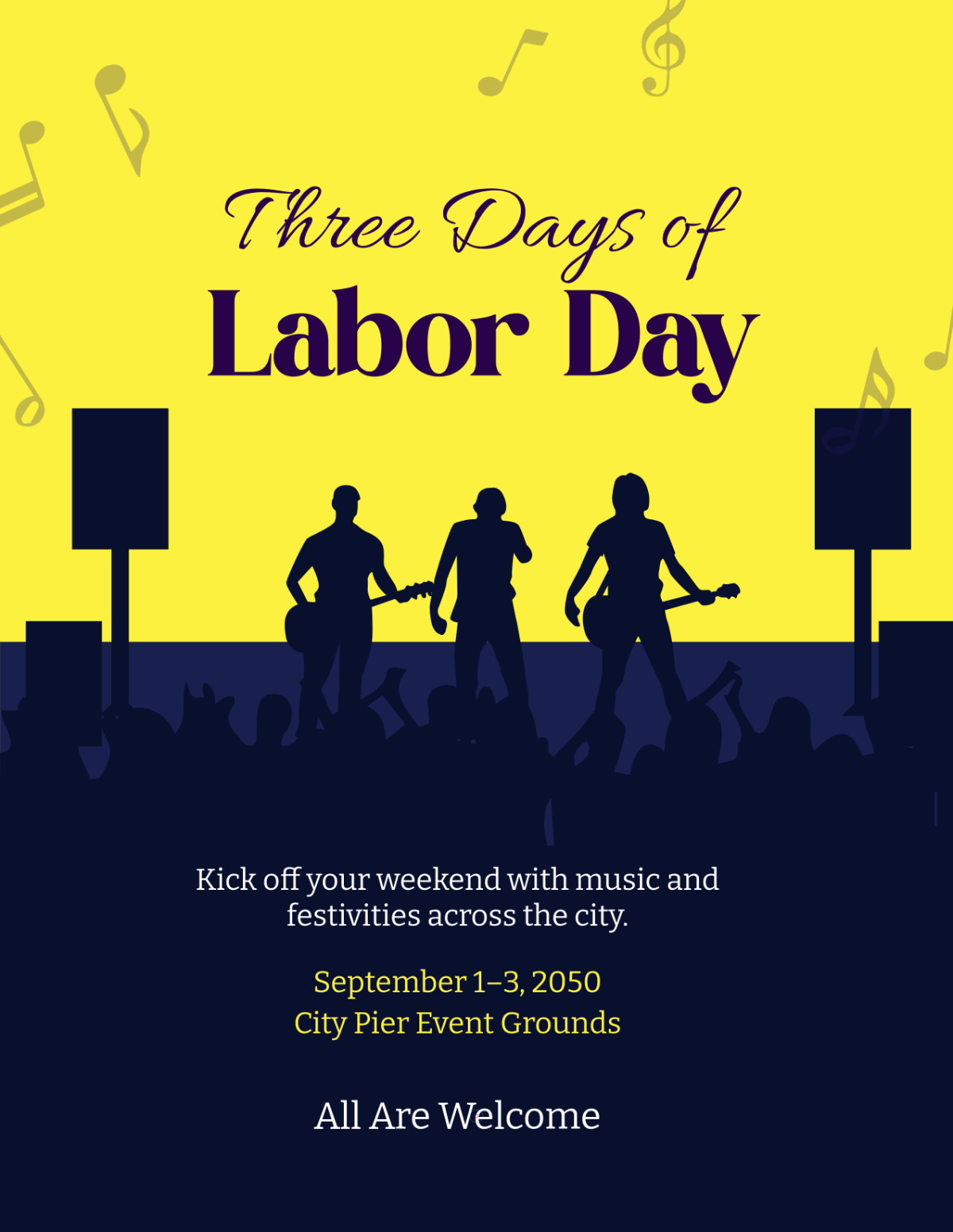 Free Labor Day Weekend Template to Edit Online