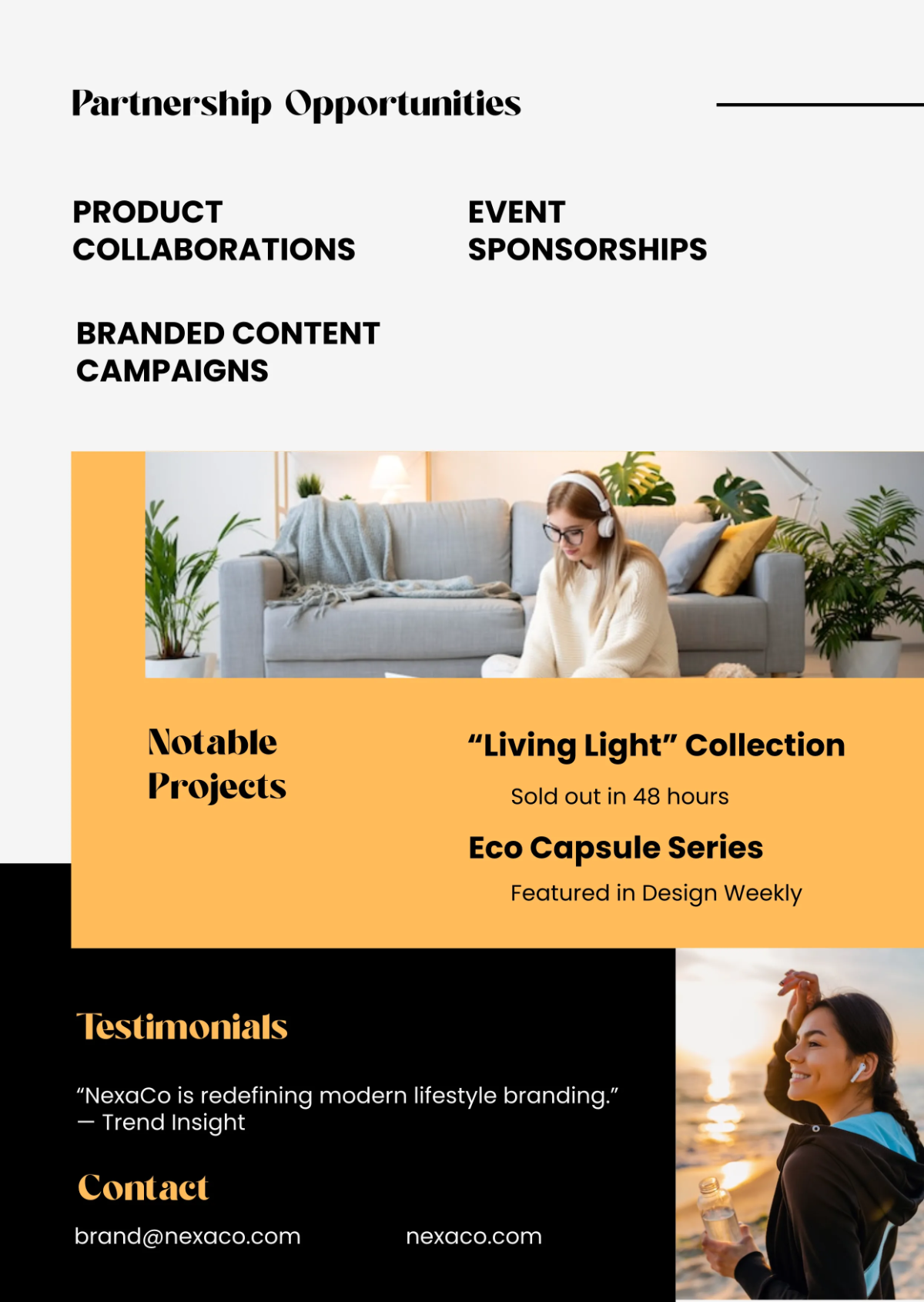 Free Modern Brand Press Kit (EPK) Template to Edit Online