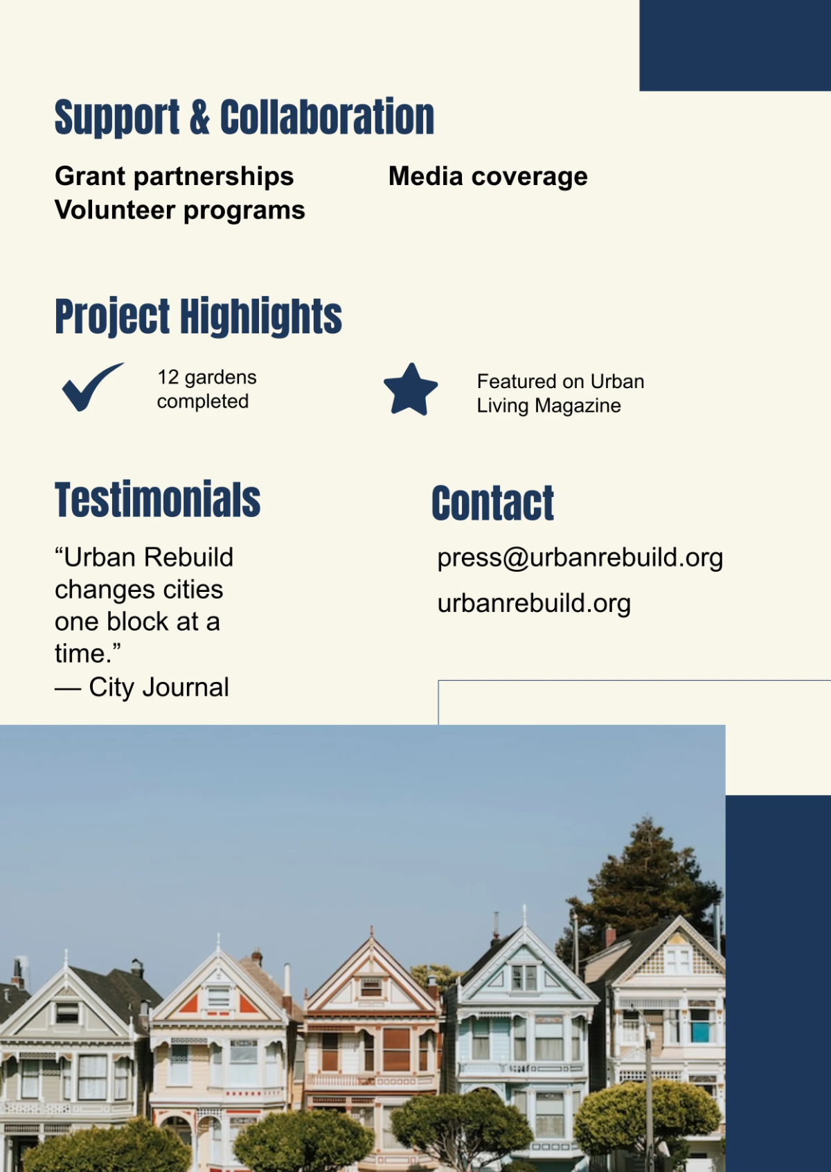 Free Project Press Kit (EPK) Template to Edit Online