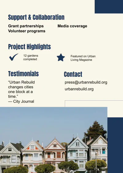 Free Project Press Kit (EPK) Template to Edit Online