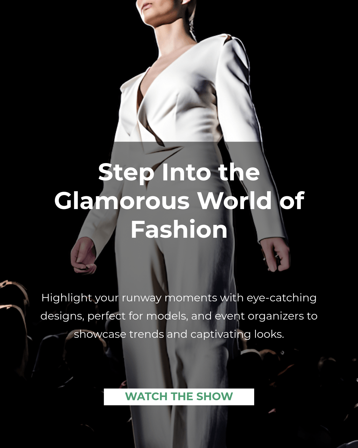 Free Fashion Show Facebook Post Template to Edit Online