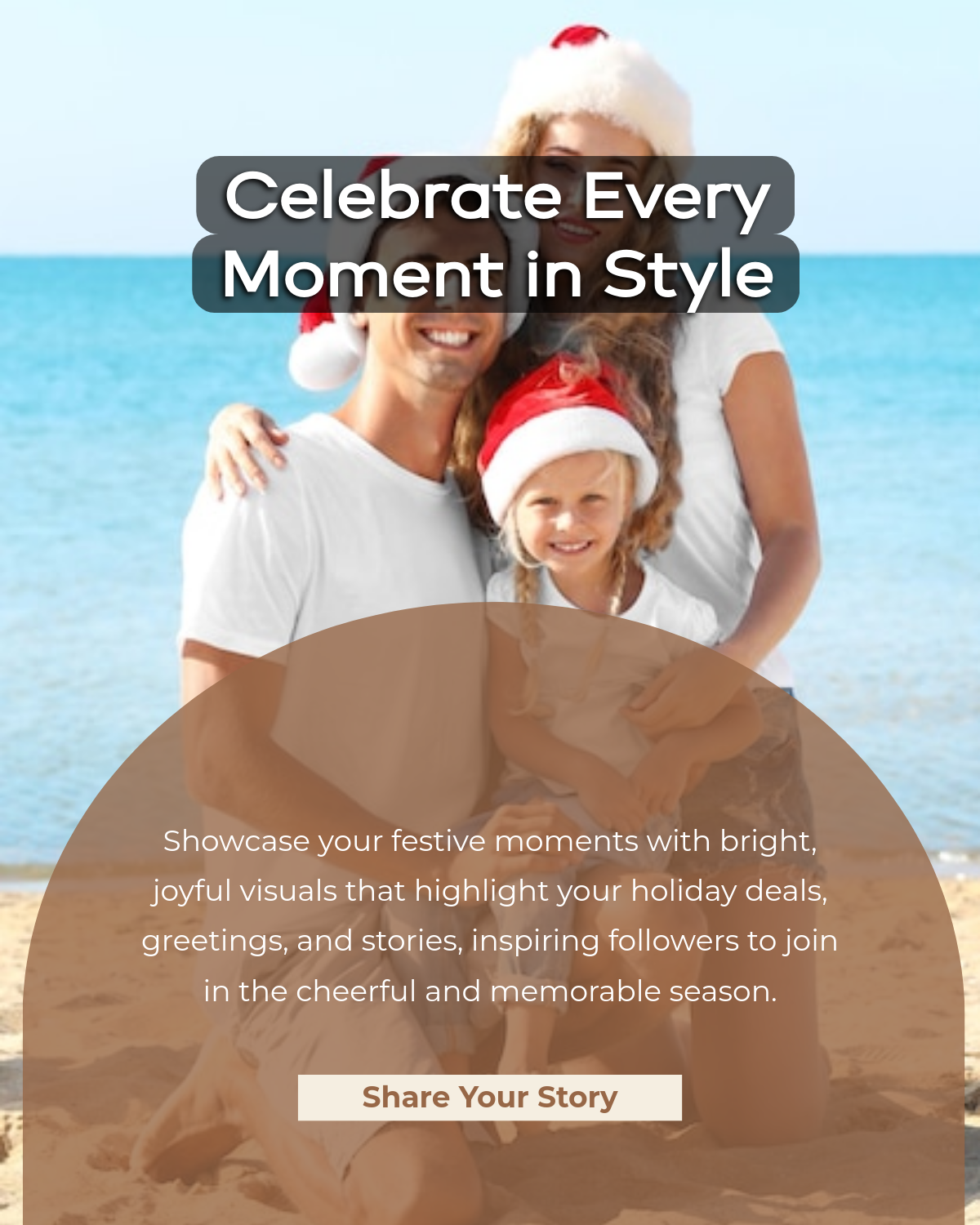 Free Holiday Facebook Post Template to Edit Online