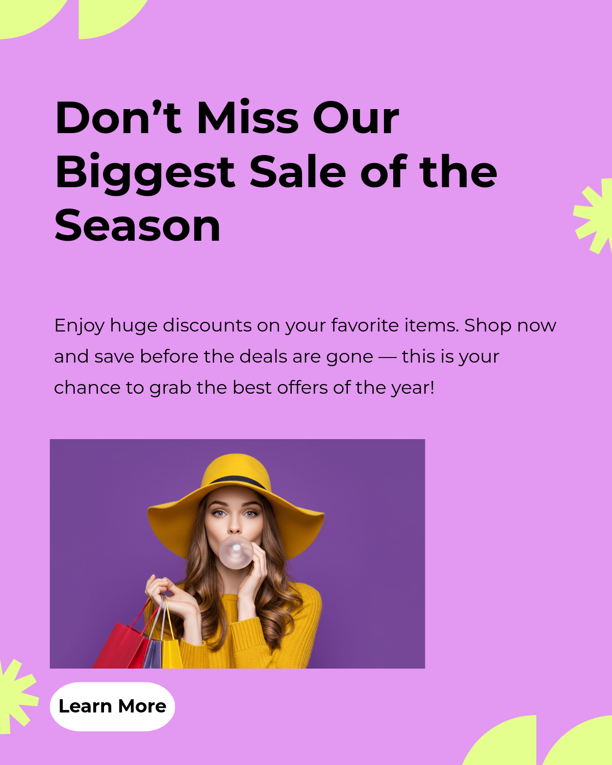Free Sale Facebook Post Template to Edit Online