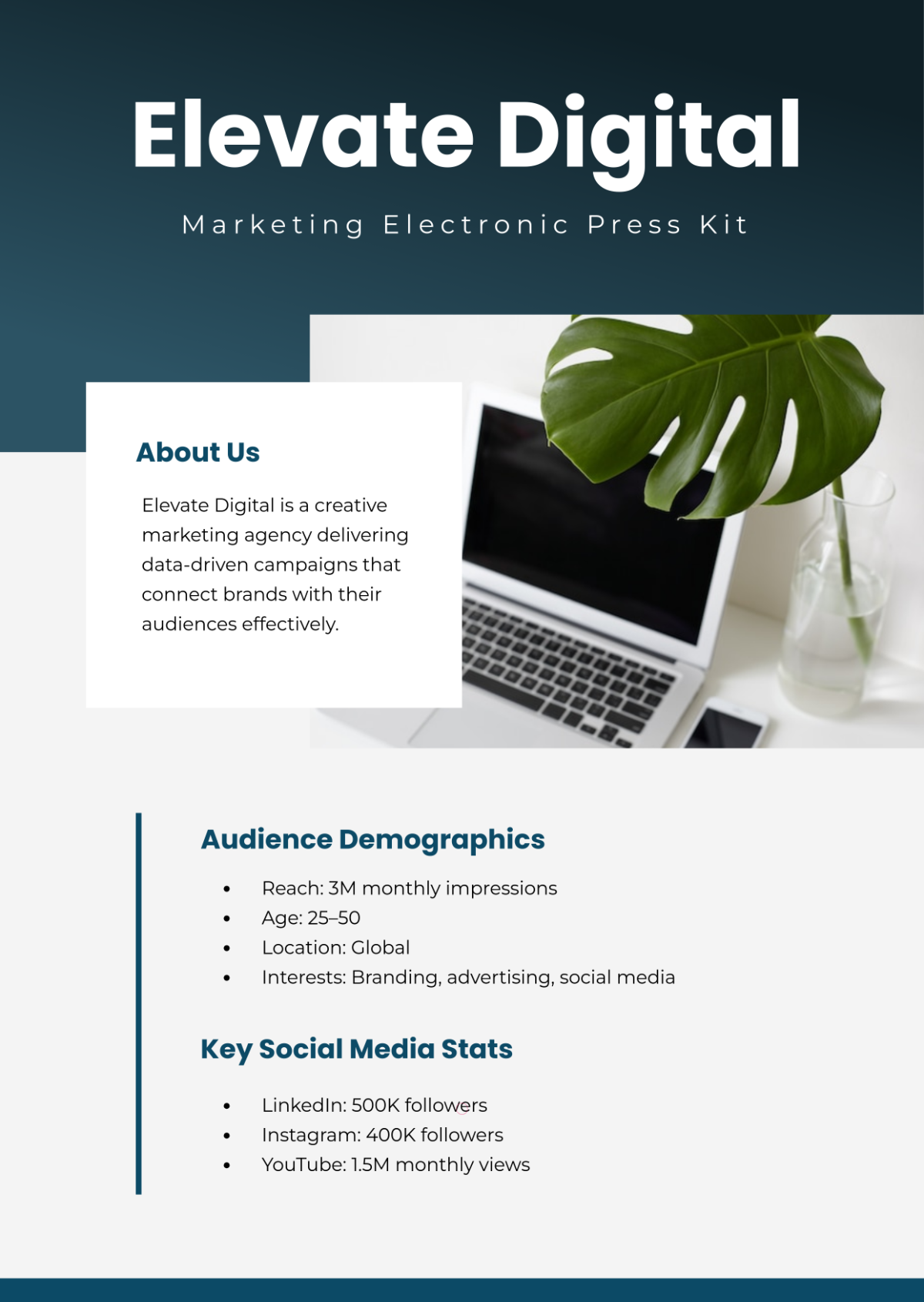 Free Marketing Press Kit Template to Edit Online