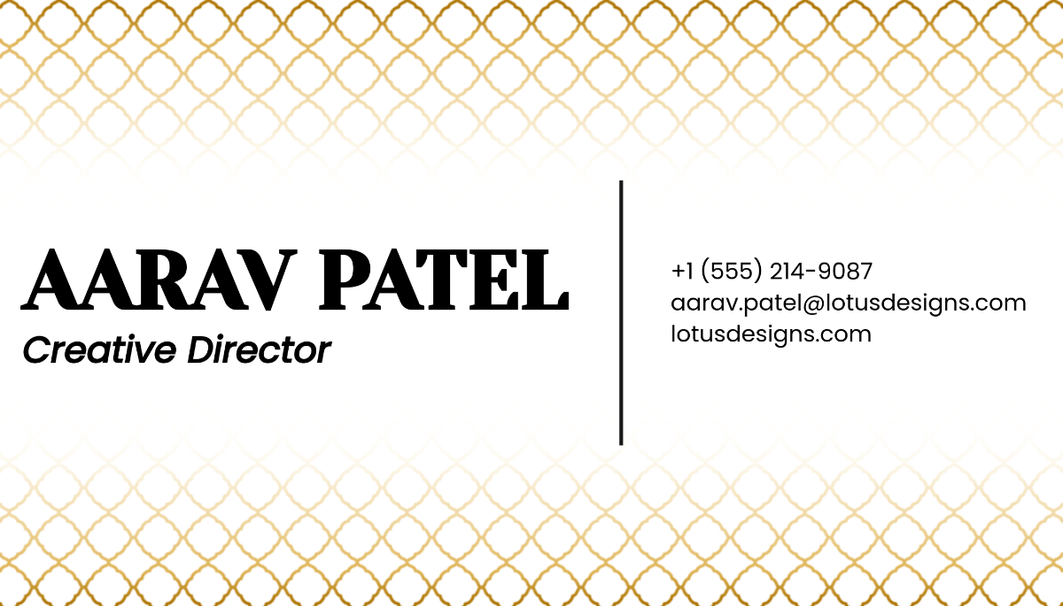 Ganesh Chaturthi Business Card Template to Download