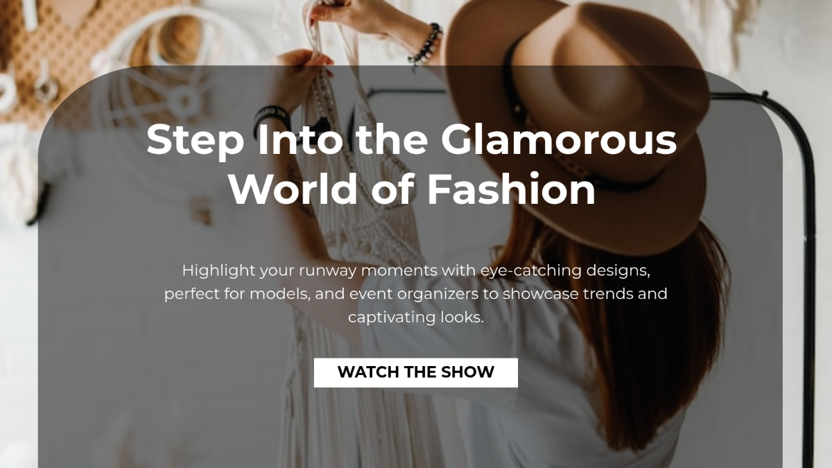 Free Fashion Show X Post Template to Edit Online