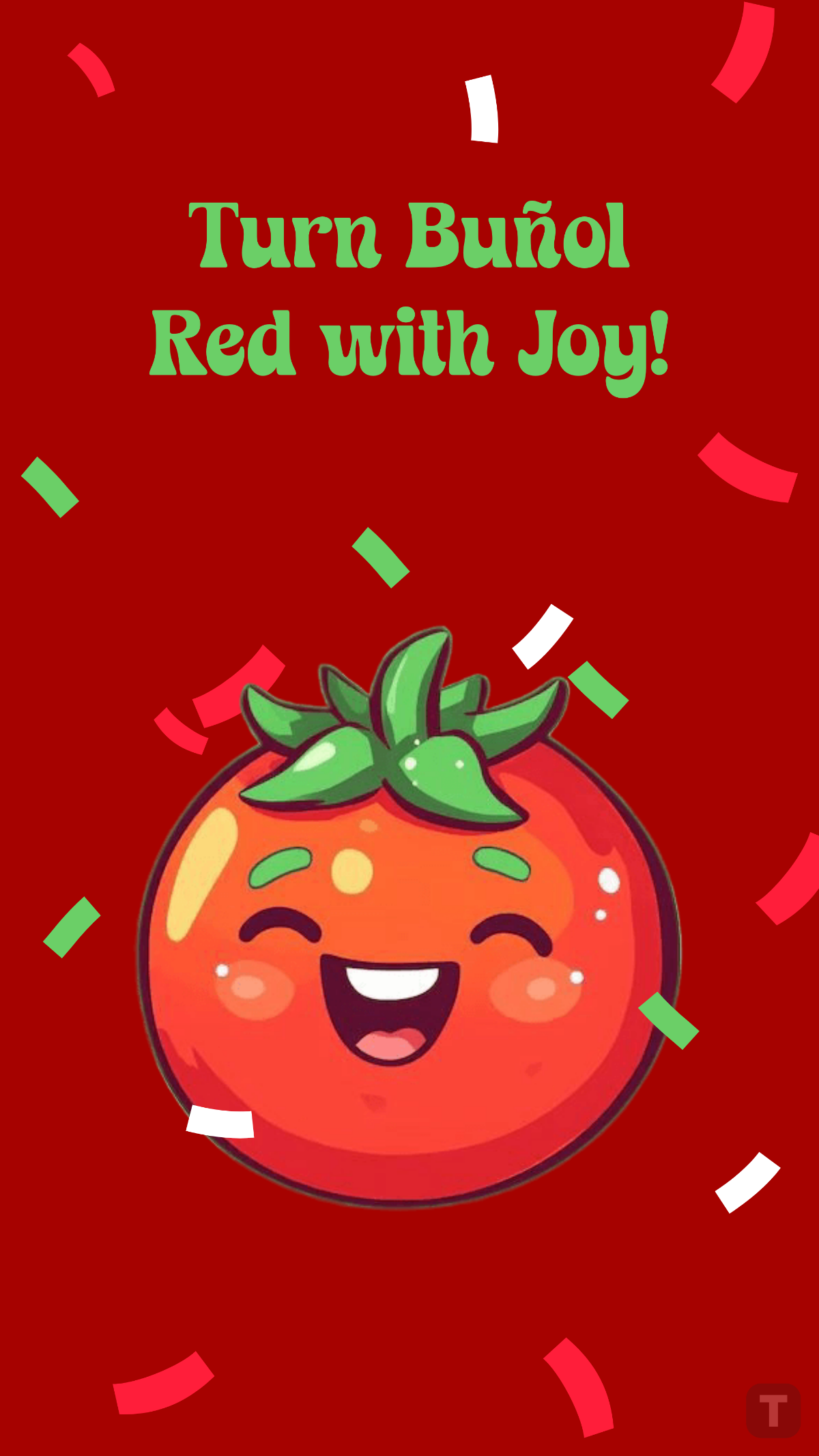 Free Cartoons La Tomatina Template to Edit Online